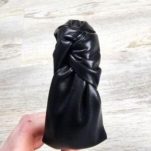Casual Top Knot Leather Headband